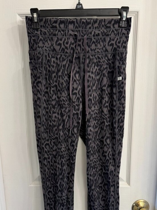 HALARA Pants - Halara UltraSculpt™ Leopard Print High Waisted Drawstring Yoga Leggings Pockets